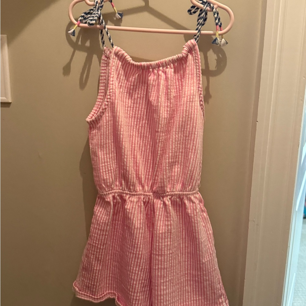 Vince Camuto Kids Pink and White Romper